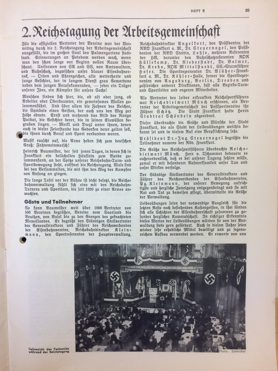Festschrift Seite 85 ca. 1935