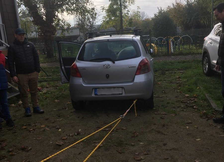 Das verunfallte Bott wes gebotgen werde musste :-)