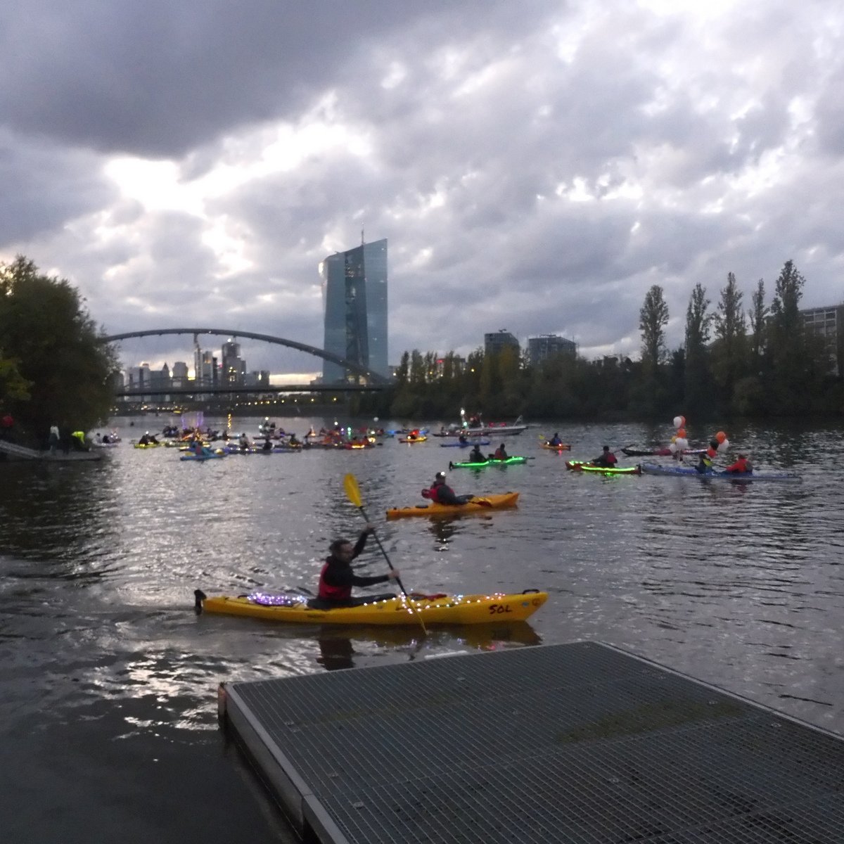 Warten auf den Start
